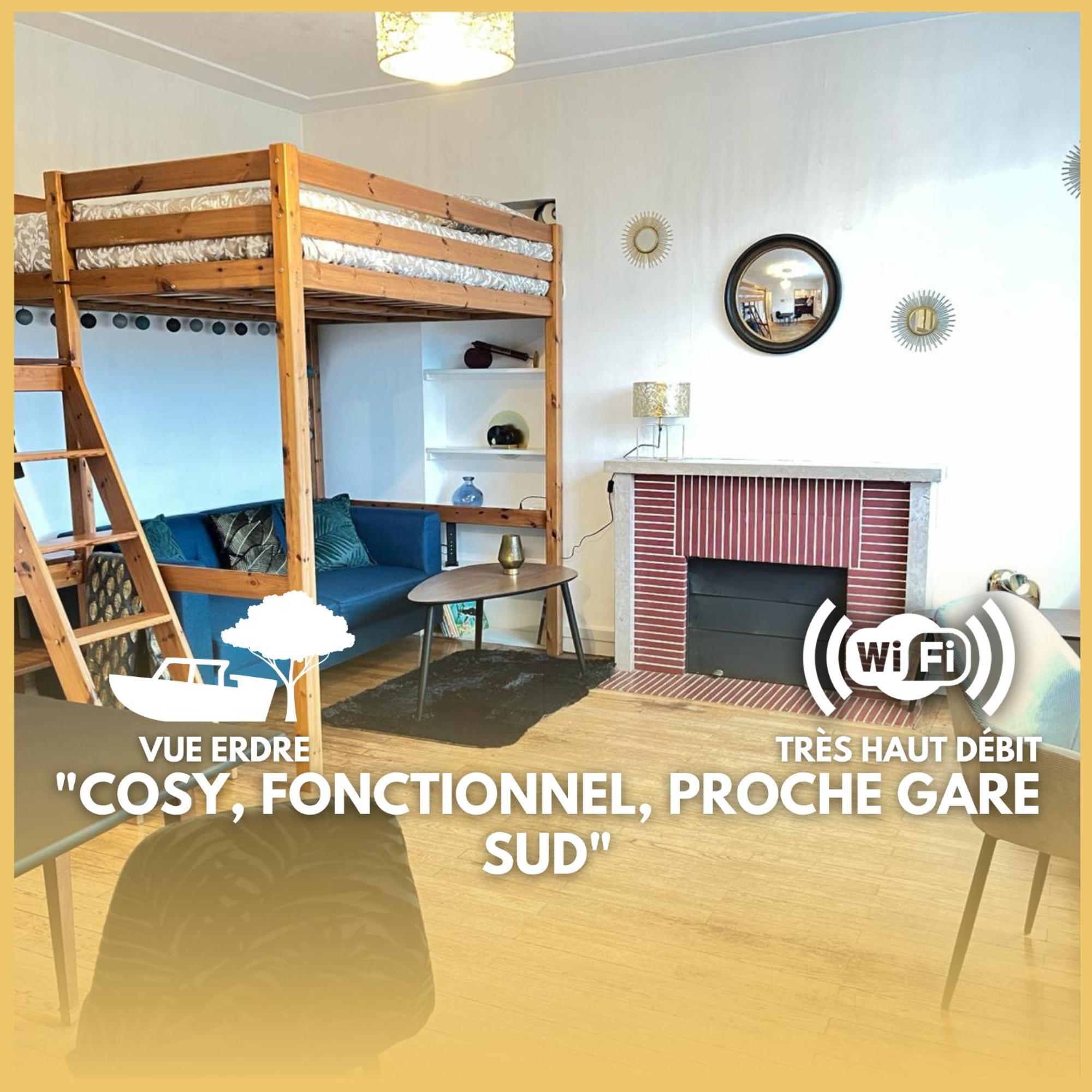 Felix Vue Erdre & Cite Des Congres / Gare Sud Apartment Nantes Ngoại thất bức ảnh